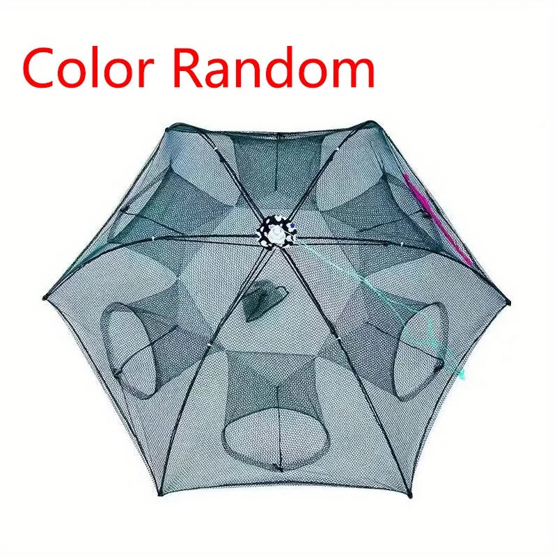 Upgrade Your Fishing Game with this Portable Foldable Hexagonal Fishing Net - Perfect for Catching Shrimp and More!