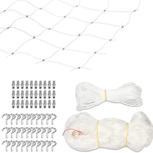 New Pet Protective Cover Cat Dog Net Plastic Nylon Steel Wire Grid Garden Balcony Safety Fall Prevention Netting Pet Products - Play Paws Toys