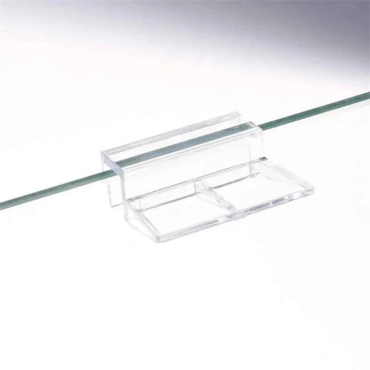 10Pcs Transparent Acrylic Fish Tank Glass Lid Clip Brackets Aquarium Filter Light Stand Support Holders Clip Width 5/6/8/10/12mm