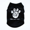 100% Cotton Pet Clothes Cool Cat SECURITY Costume for Cats Small Dogs Spring & Summer Puppy Kitty Cat Vest Top T Shirt Clothing