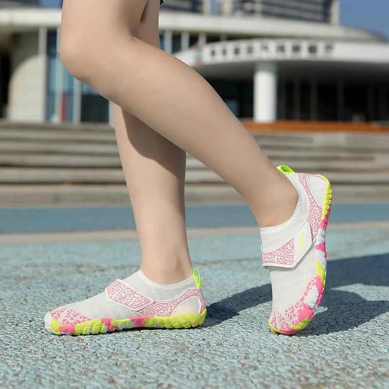 New KID's Summer Wading Shoes Parent-Child Vacation Beach Swimming Shoes Student Quick Drying Beach Game Shoes Aqua Shoes 29-38#