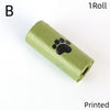 Biodegradable Pet Waste Bags Thickened Portable Printed Dog Poop Bags Eco-friendly Outdoor Pet Poop Pickup Bags with Organizer