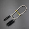 Aquarium Cleaning Brush for Water Hose Lily Pipe Air Tube Stainless Steel Flexible Bent Tube Double Head Brush Fish Tank cleaner
