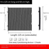 Extensible indoor cat and dog door for pet isolation network  new foldable breathable net ladder  safety fence with hooks