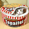 New Cat Nest Closed Sense of Security Winter Warm Popcorn Sleep Nest Winter Cat Sleeping Pet Supplies - Play Paws Toys