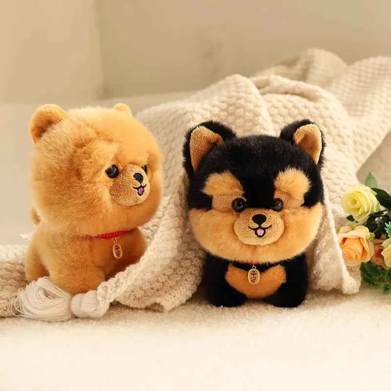 Birthday Gift Cute Puppy Doll Plush Toy Husky Doll Corgi Doll Simulation Animal Plush Doll Children Toy Gift
