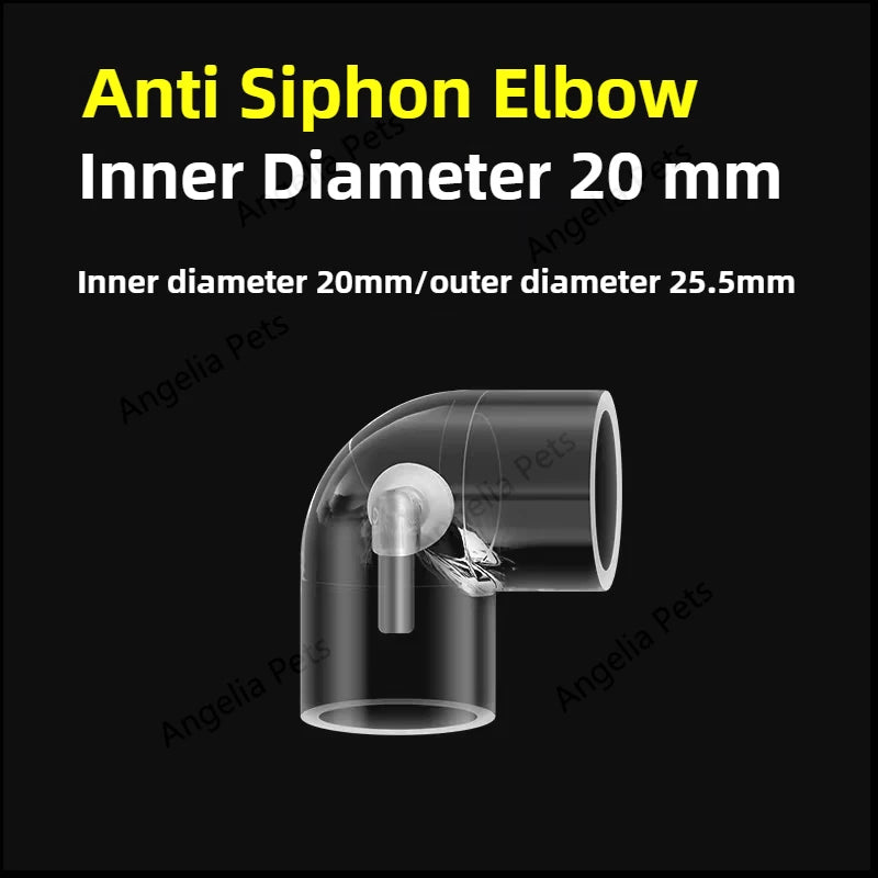 Transparent Fish Tank Water Pipe Acrylic Tube Fittings Elbow Joint Duck Bill Water Outlet Aquarium Accessries Rain Shower Outlet