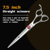 Fenice 6.5/7.0 inch High-end JP440C Alloy Steel Diamond Screw Grooming for Dogs Scissors Shears Kit for Dog Groomers