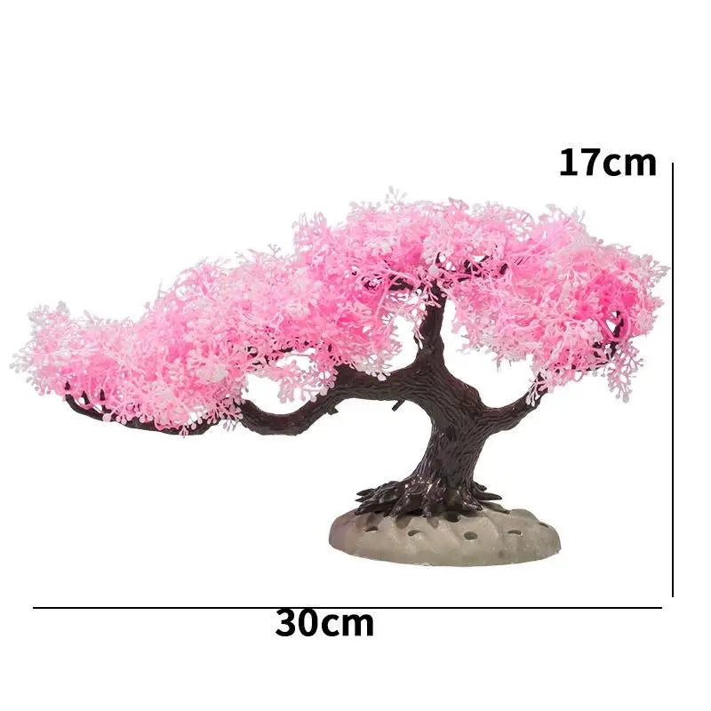 HOT! Simulated Tree Aquarium Decoration Fish Tank Aquarium Plastic Plant Artificial Simulation Water Plants Fish Tank Decoration