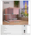 Cat Cage for Home Use, Indoor Free Space Cat House, Cat Shelter, Cat Nest, Pet Cage, Three-Story Small Cat Villa - Play Paws Toys