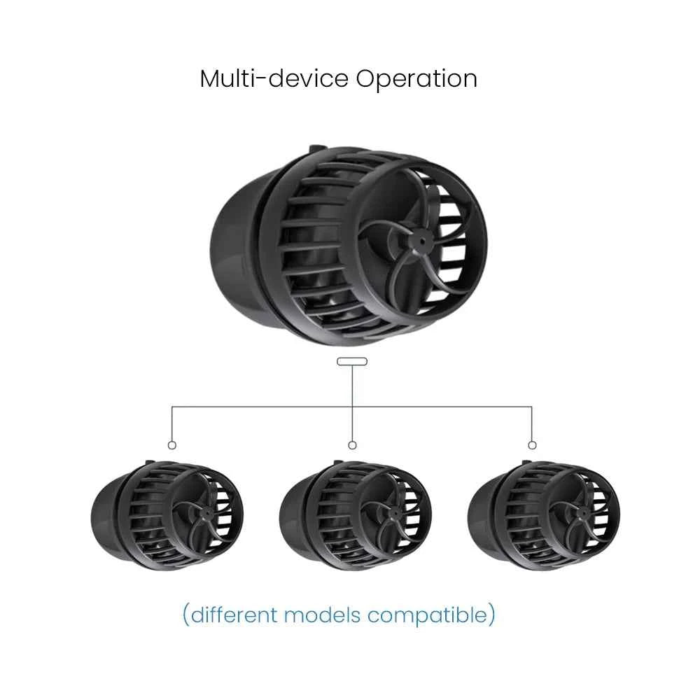 Jebao Jecod DMP-5/10/15/20/30/40 New Smart Bluetooth App Control Cordless Freshwater Saltwater Fish Tank Aquarium Wavemaker Pump