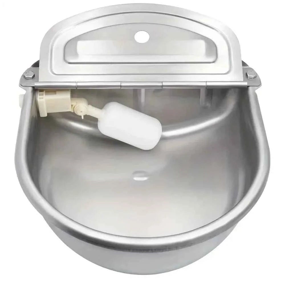 Automatic Gravity-Fed Outdoor Pet Water Dispenser Bowl with Built-In Reservoir,  Dogs, Cats,Easyclean Material
