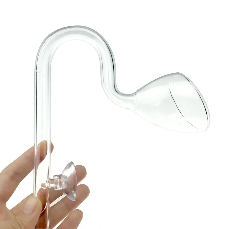 Aquarium ADA Style 13mm 17mm Glass Lily Pipe Inflow Outflow Tube The Glass Inlet Outlet Water Pipe for Fish Tank filter 12/16mm