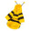 Bee Pet Puppy Coat Apparel Outfit Dog Hoodies Winter Warm Cat Cosplay Costume Holiday Outfit for Small Medium Dogs & Cats