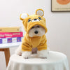 Creative Cosplay Clothes for Small Medium Dogs Bear Tiger Animal Flannel Cat Hoodie New Year Winter French Bulldog Puppy Outfits