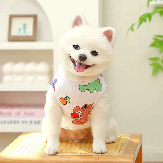 Wholesale XS-8XL Dog Vest Spring Summer Clothing Big Dog Golden Retriever Costume Bichon Cat Pet Clothes Supplies Dog Clothes