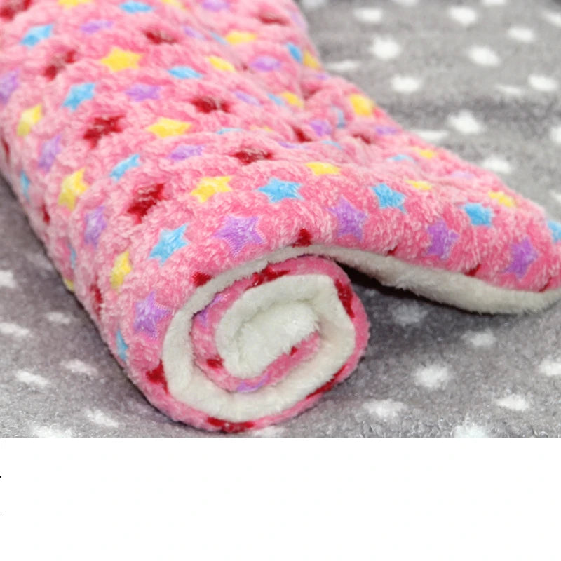Large Size Flannel Dog Bed Thicken Cat Bed Sleeping Mat Dog Mat Blanket For Puppy Kitten Dog Bed Rug for Small Medium Large Dog - Play Paws Toys