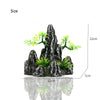 Resin Aquarium Rockery Mountain Decoration Artificial View Rock Cave Stone Tree Fish Tank Ornament Aquarium Decor Home New