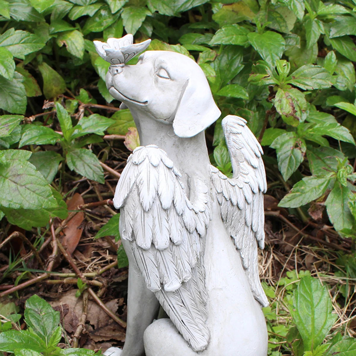 1pc Angel Dog Memorial Statue, Pet Memorial Stone For Dogs, Angel Dog Memorial Gifts, Dog Passing Away Bereavement Gifts, Pets G