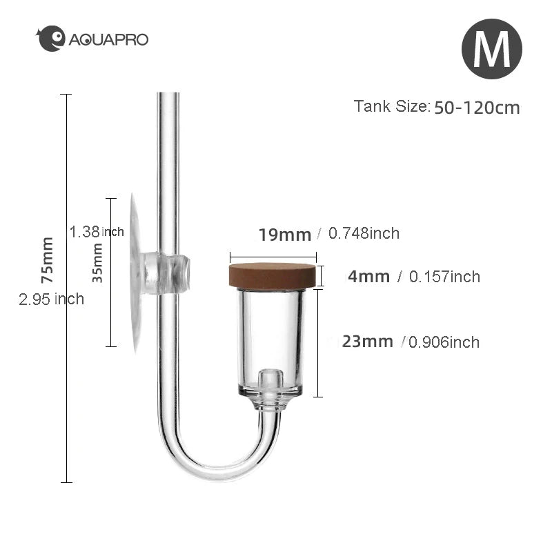 Aquarium CO2 Diffuser Fish Tank Bubble Mini Counter Accessories Sprayer Equipment Akvarium Filter Terrarium Marine Goods Tools