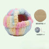 새장 Warm Bird Nest Winter House Hanging Hammock Cage Accessories Plush Hideaway for Parrot Hummingbird Decoration Bird Cages