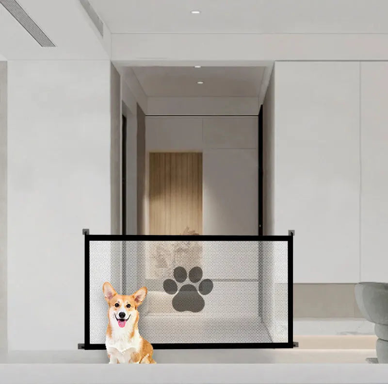 Pet Barrier Fences Portable Folding Breathable Mesh Cat and Dog Safety Fences Pet Supplies to Ensure Pet Safety - Play Paws Toys