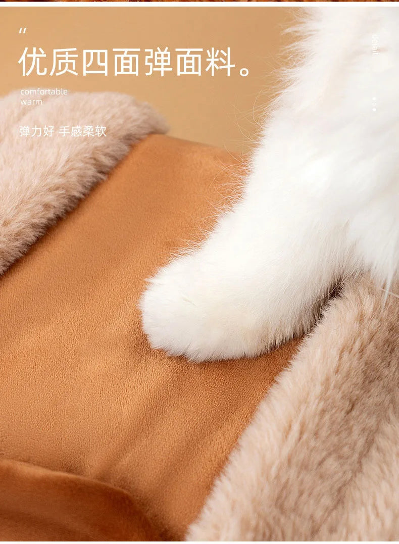 Portable Pet Cat Fall And Winter Speculation Handbag Warm Backpacks Dog Bag Autumn And Winter Warm And Windproof  Crossbody Bag - Play Paws Toys