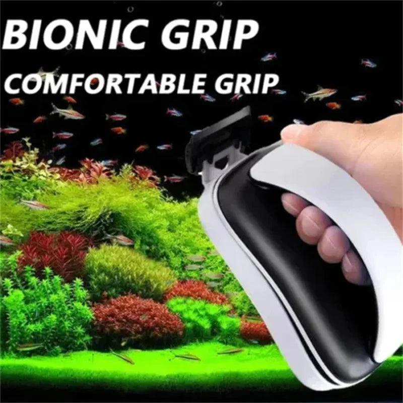 Aquarium Magnetic Cleaner Magnet Algae Cleaning Tool With Scraper Floating Cleaner Brush For Fish Tank Glass