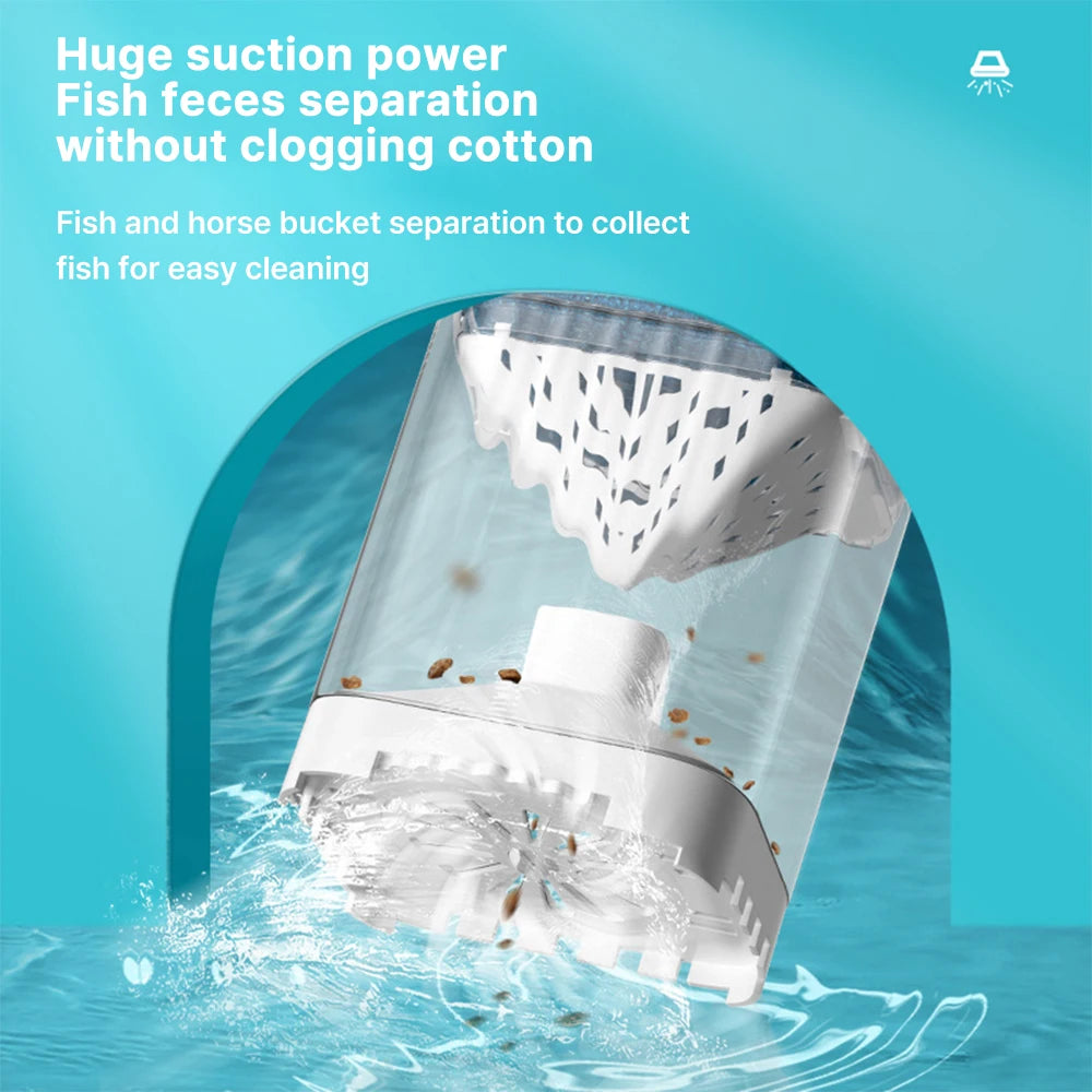 6in1 Aquarium Filter Pump Fish Tank Submersible Silent Air Oxygen Aerator Internal Water Pump Aquarium Air Pump Wave Maker 220v