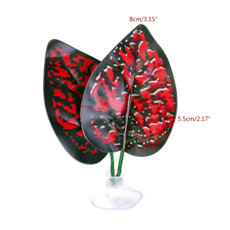Fishtanks Decorations for Betta Fish Resting Bed Leaf Hammock Spawning Pad for Bettas Simulation Habitats AquaticPlant