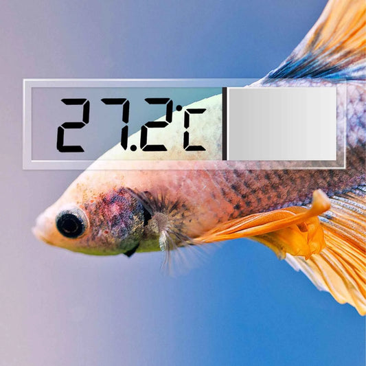 Aquarium Thermometer Electronic LCD Digital Fish Tank Temperature Measurement Fish Tank Temp Meter Aquarium Accessories 1pc