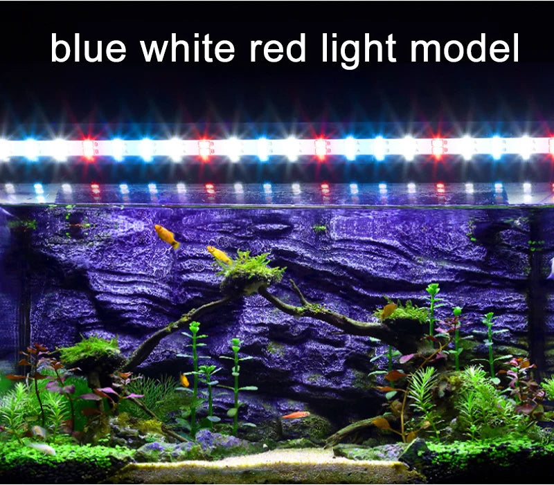 Waterproof LED Aquarium Light Fish Tank Underwater Lamp Clip Light Aquariums Decor Lighting Submersible Lamp Plant Grow 220-240V