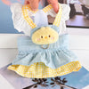 Lace Pet Apparel Harness Dresses For Little Small Dogs Puppy Animal Princess Bichon Pomeranian Summer Autumn Cat Denim Skirts