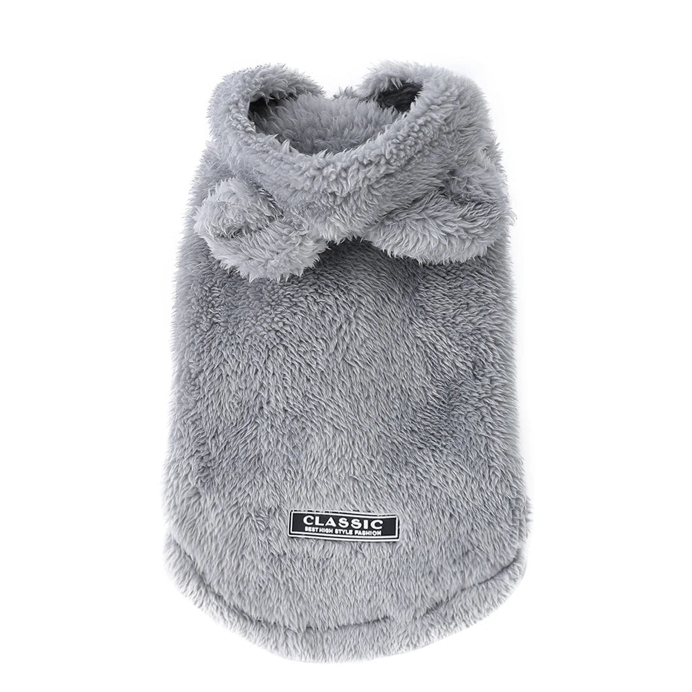 Autumn Winter Cat Clothes Soft Warm Cute Kitten Sweater Pet Fleece Costume For Small Medium Dogs Cats Kitty Sphynx Hoodies Coat - Play Paws Toys