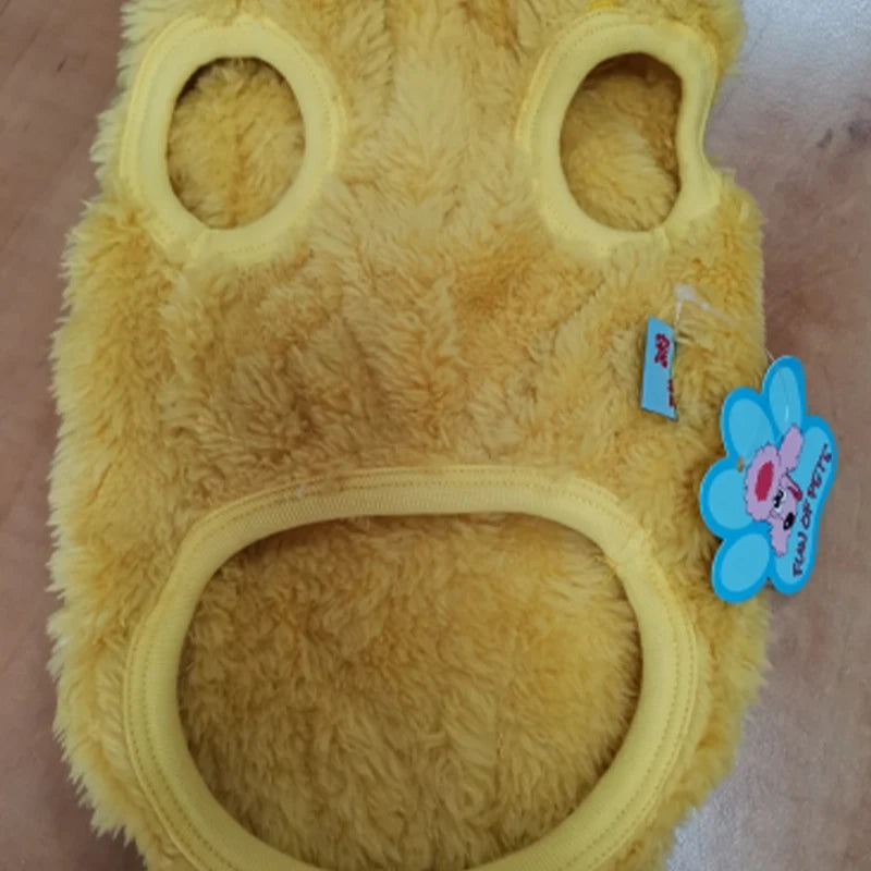 Sweater for Cat Warm Puppy Hoodie Cute Dog Sweaters for Small Dogs Chihuahua Knit Sleeves Puppy Winter Fleece Harness Clothes - Play Paws Toys