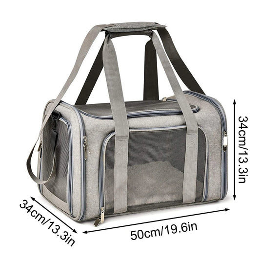 1PC Cat, Dog Carrier for Small Medium Cats Puppies up to 15 Lbs, Collapsible Travel Puppy Carrier - Play Paws Toys