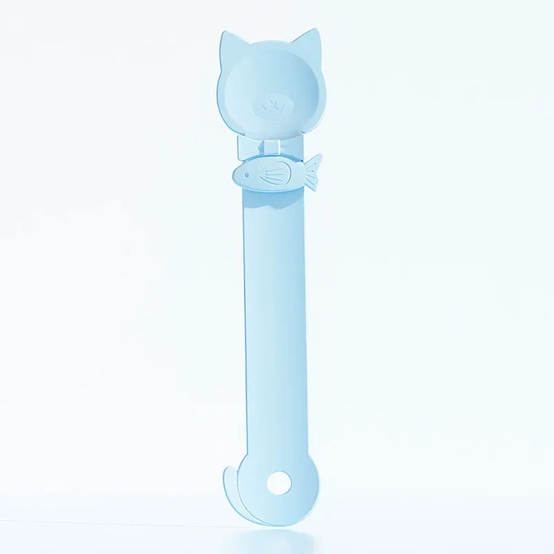 Cat Strip Feeder Spoon Long Handle Lickable Wet Food Feeder for Cats Pet Meat Mud Food Squeeze Dispense Spoon Pet Supplie