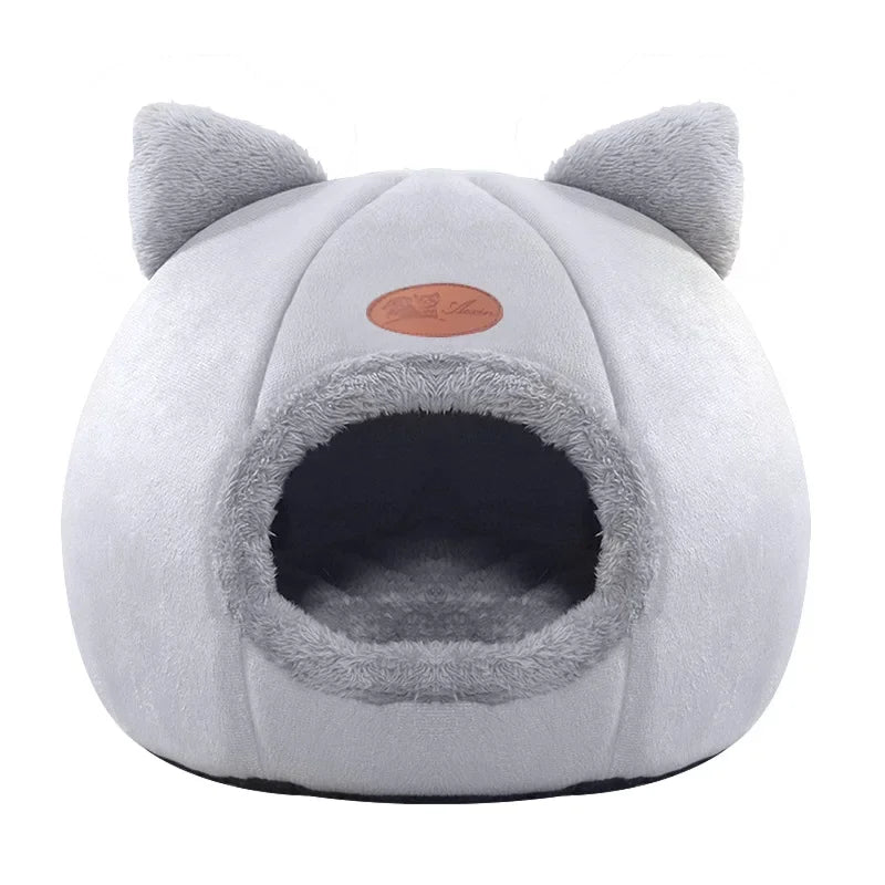 New Deep Sleep Comfort In Winter Cat Bed Iittle Mat Basket Small Dog House Products Pets Tent Cozy Cave Nest Indoor Cama Gato - Play Paws Toys
