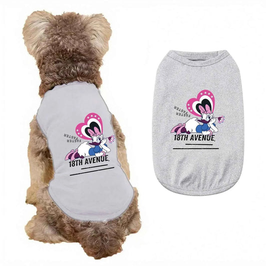 1PC  Lucy print pet sleeveless T-shirt, soft and breathable round neck pet vest