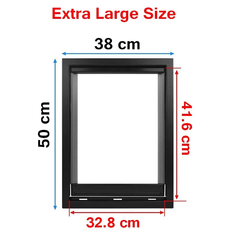 Extra Large Big Dog Door for Wooden Doors High Quality ABS Flame PVC Enter Outer Flap Anti Raining Cover Insulated Cold Weather