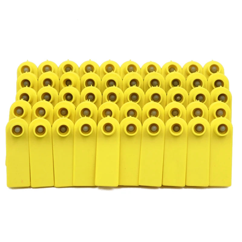 100 Pcs Livestock sheep Ear Tags No Word Ear Signage Animal Identification Card Sheep Goat Pig Cattle Ear Tags Farm Equipment