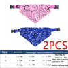 Dog Cat Neck Decor Adjustable Triangular Bandage for Pet Washable Scarf Bandana Collar Bibs Cat  Birthday Party Dress Up GWFD02