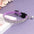 Soft Pink Suede Leather Cat Collar - Cute Bling Rhinestone Design, with Bell & Safety Breakaway Buckle, Adjustable XS/S Sizes