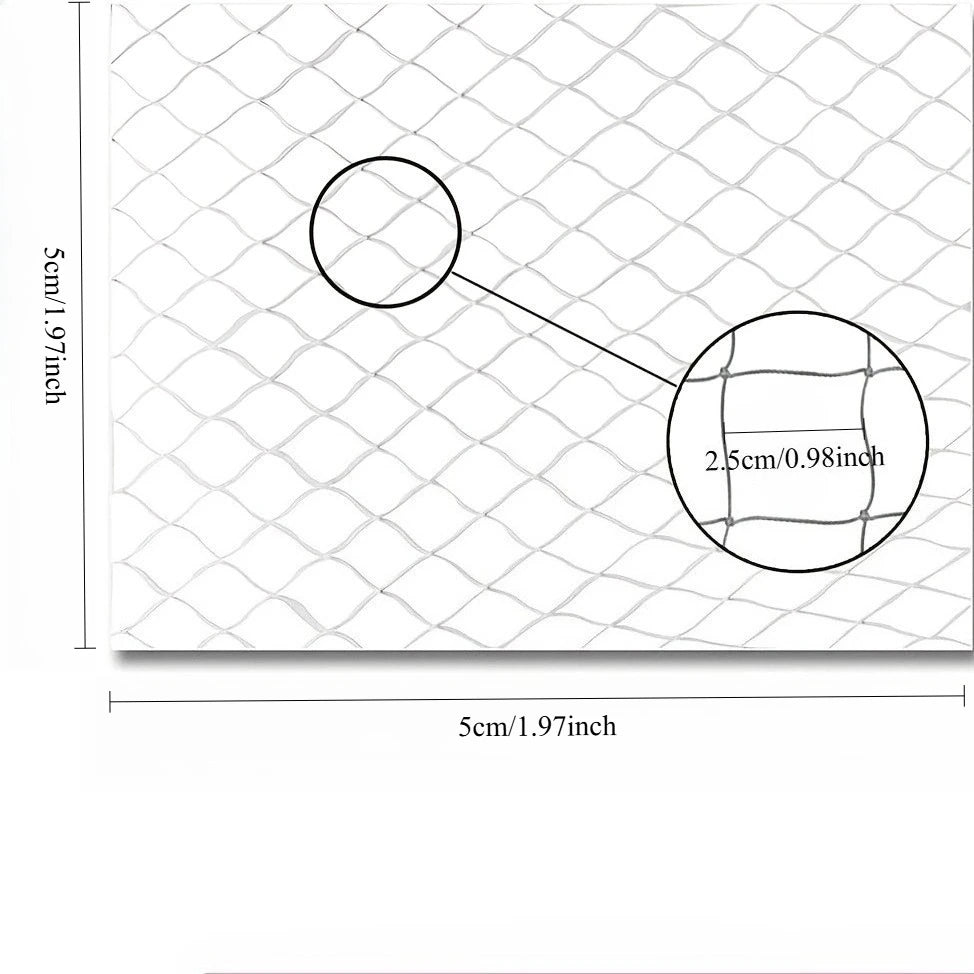 1set Different Sizes Transparent Cat Safety Net with Accessories for Balcony and Stairs - Prevents Pet Falls and Escapes