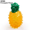 Pet Cooling Chew Toy Reusable Dog Cat Toy Teething Summer Cooling Pineapple Ice Frozen Fruit Shape Toys for Small Medium Dogs
