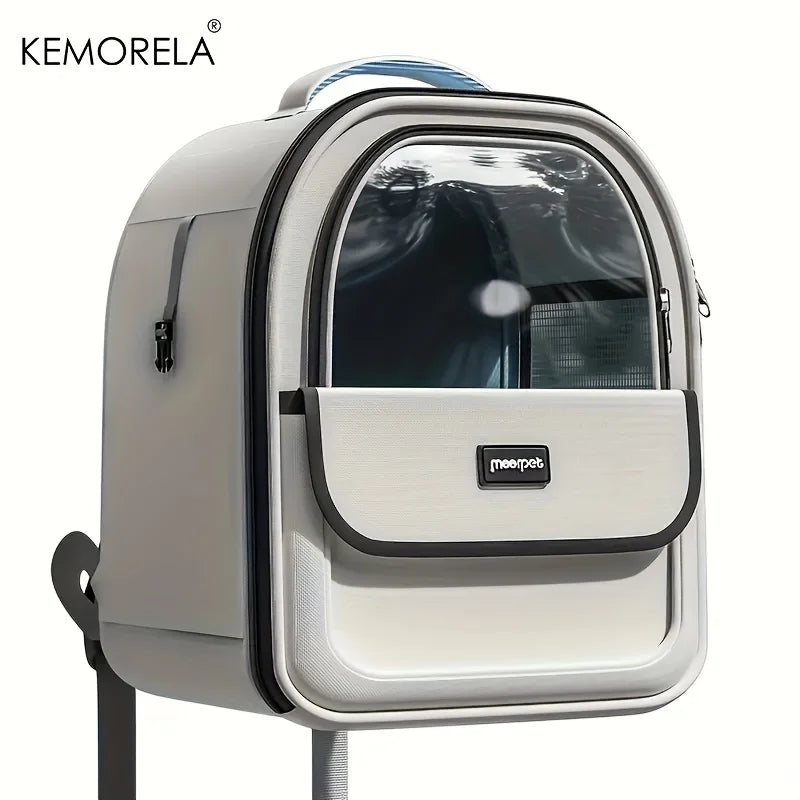 KEMORELA Pet Backpack for Cats And Dogs Large Outdoor Transparent Capsule Breathable Carrying Bag Pet Supplies - Play Paws Toys