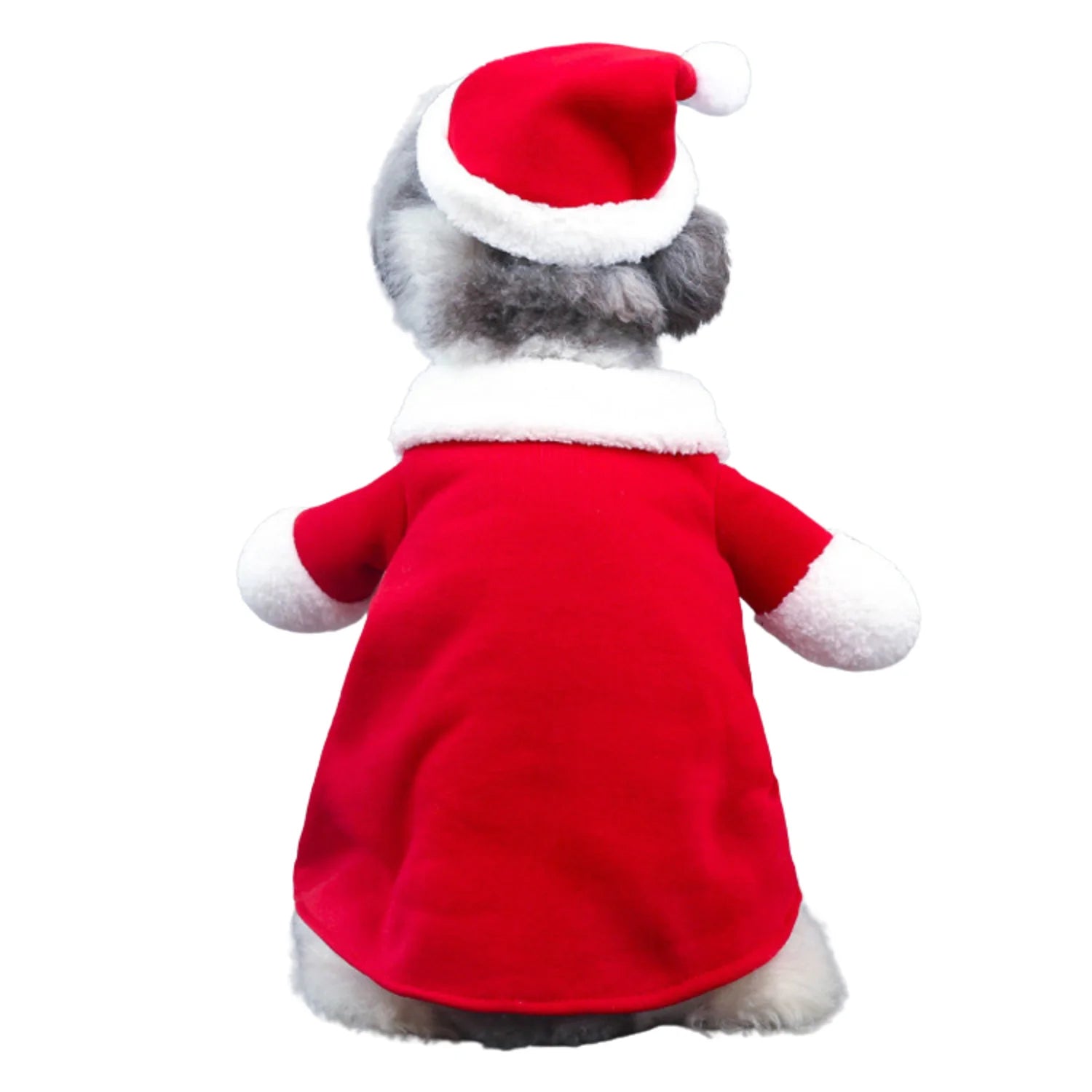 Christmas Dog Santa Claus Outfits For Small Medium Dogs Funny Cosplay Costume Cat Clothing Dressed Up Yorkshire Pug Pet Clothes