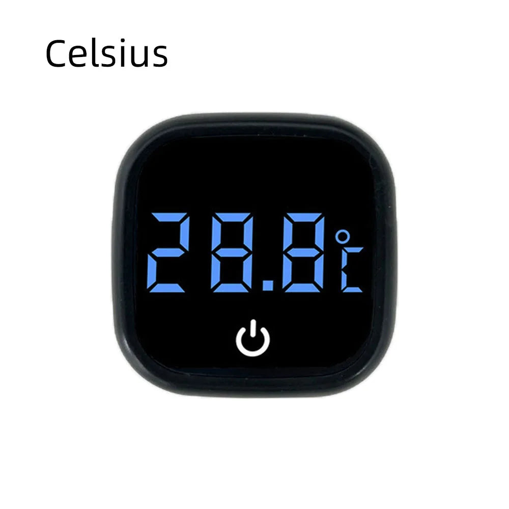 Fish Tank Digital Thermometer Aquarium Temperature Measuring Device Touch Switch Accurate Durable Aquarium Pet Incubator Indoor