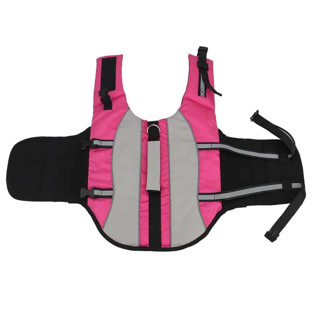 Pet Dog Swimwear Life Jacket Harness Small Medium Dogs Swimming Vest Outdoor Water Pool Clothes