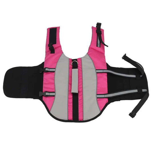 Pet Dog Swimwear Life Jacket Harness Small Medium Dogs Swimming Vest Outdoor Water Pool Clothes